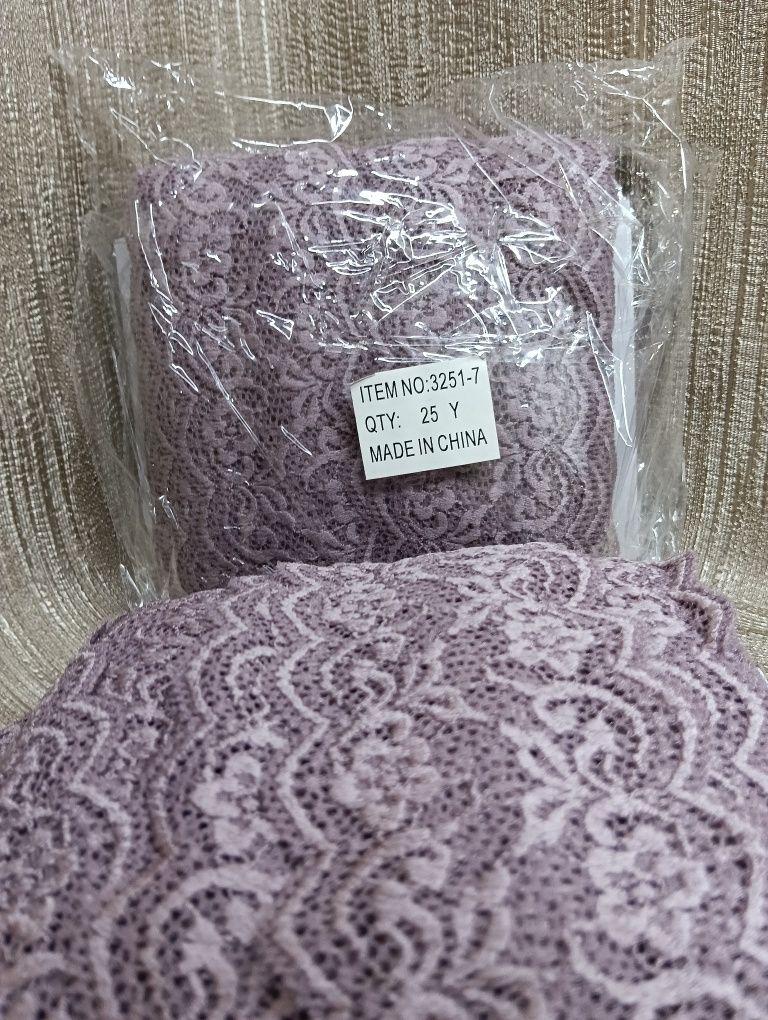 Кружево стрейч,новое.