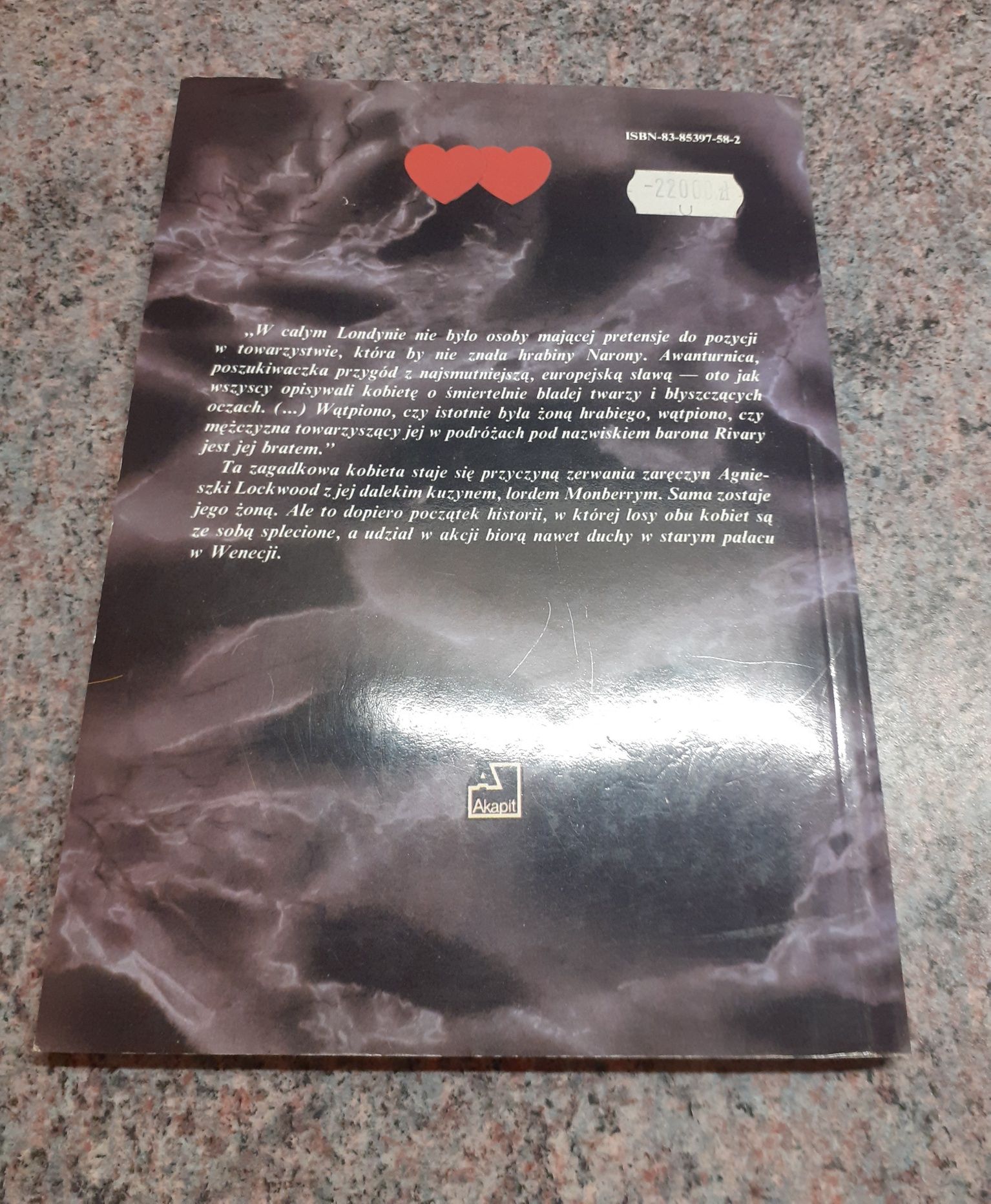 Wilkie Collins - Tajemnica pałacu w Wenecji [wyd.I powoj.1992]JAK NOWA