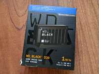 Внешний SSD WD_Black D30 1tb (USB 3.2 gen.2, TLC)