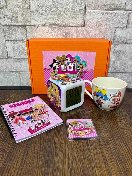 Набор Lol ЛОЛ  подарок часы хамелеон  ЛОЛ