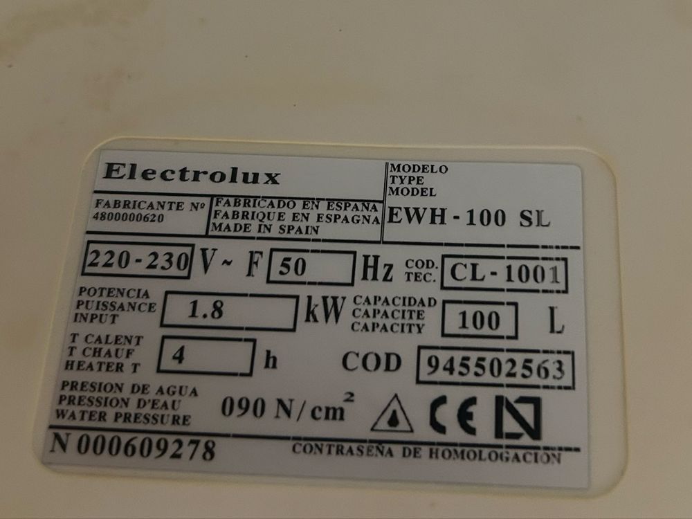 Bojler Elektrolux 100L idealny stan