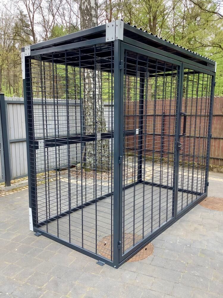 Wiata magazyn na butle gazu technicznego szafa na 50 SZTUK BUTLI 50 L