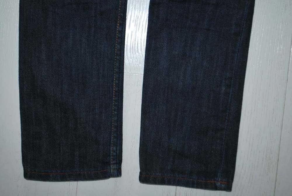 Spodnie jeansowe ciemny niebieski H&M, r. 128, 7-8 lat