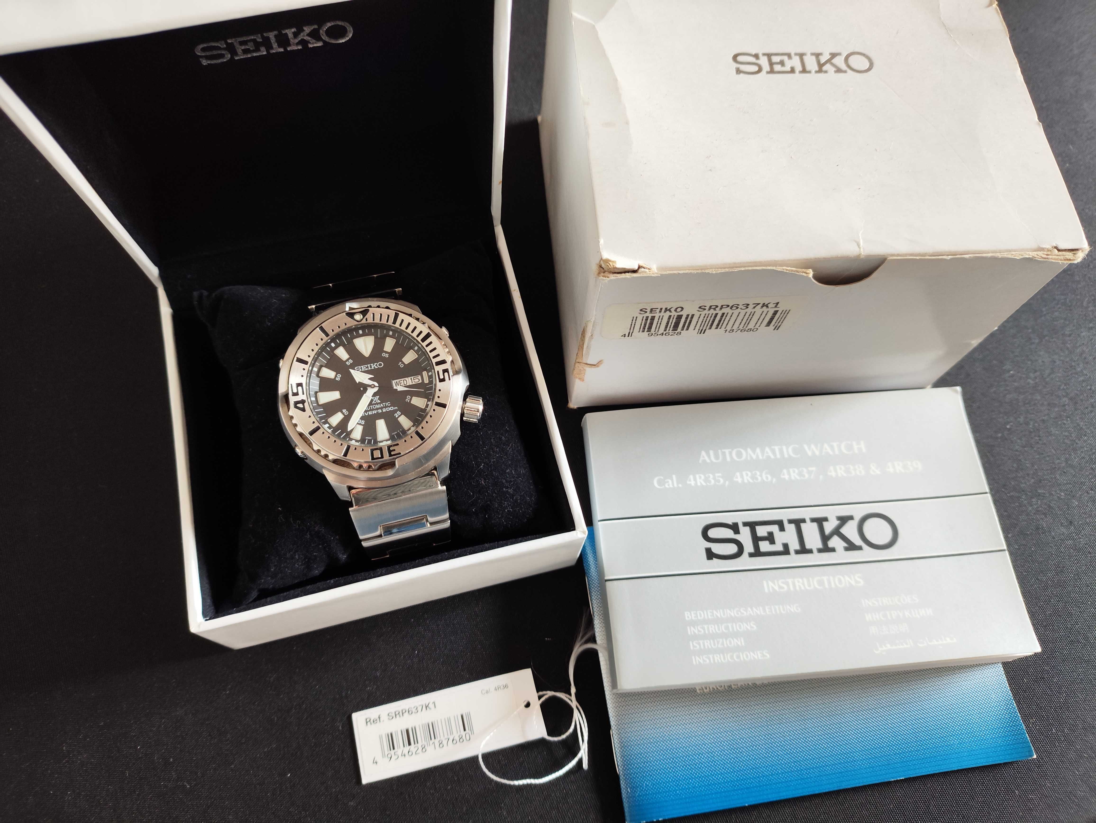 Relógio automático Seiko SRP637 Baby Tuna