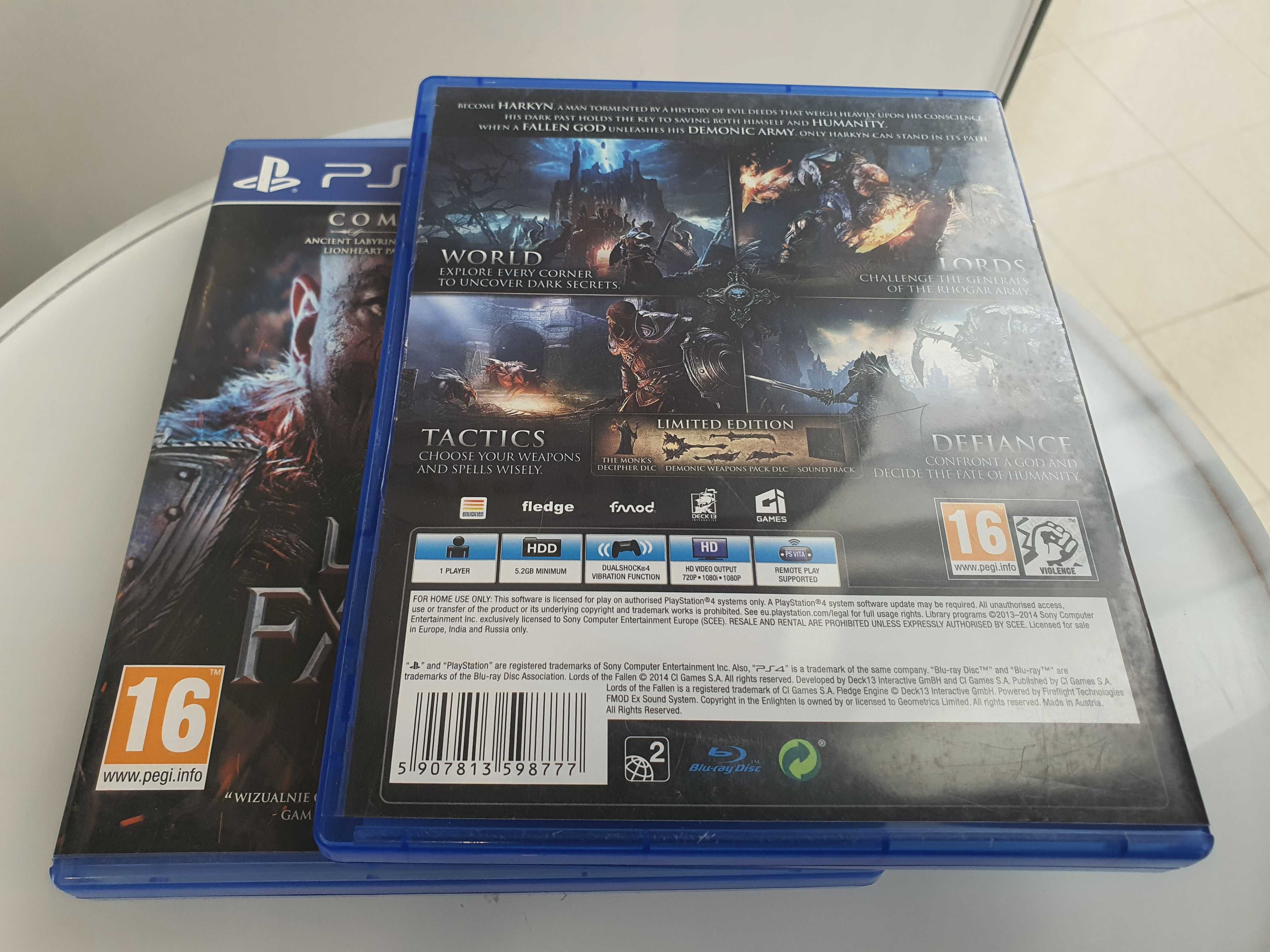 Gra LOTF Lords Of The Fallen PS4 / PS5