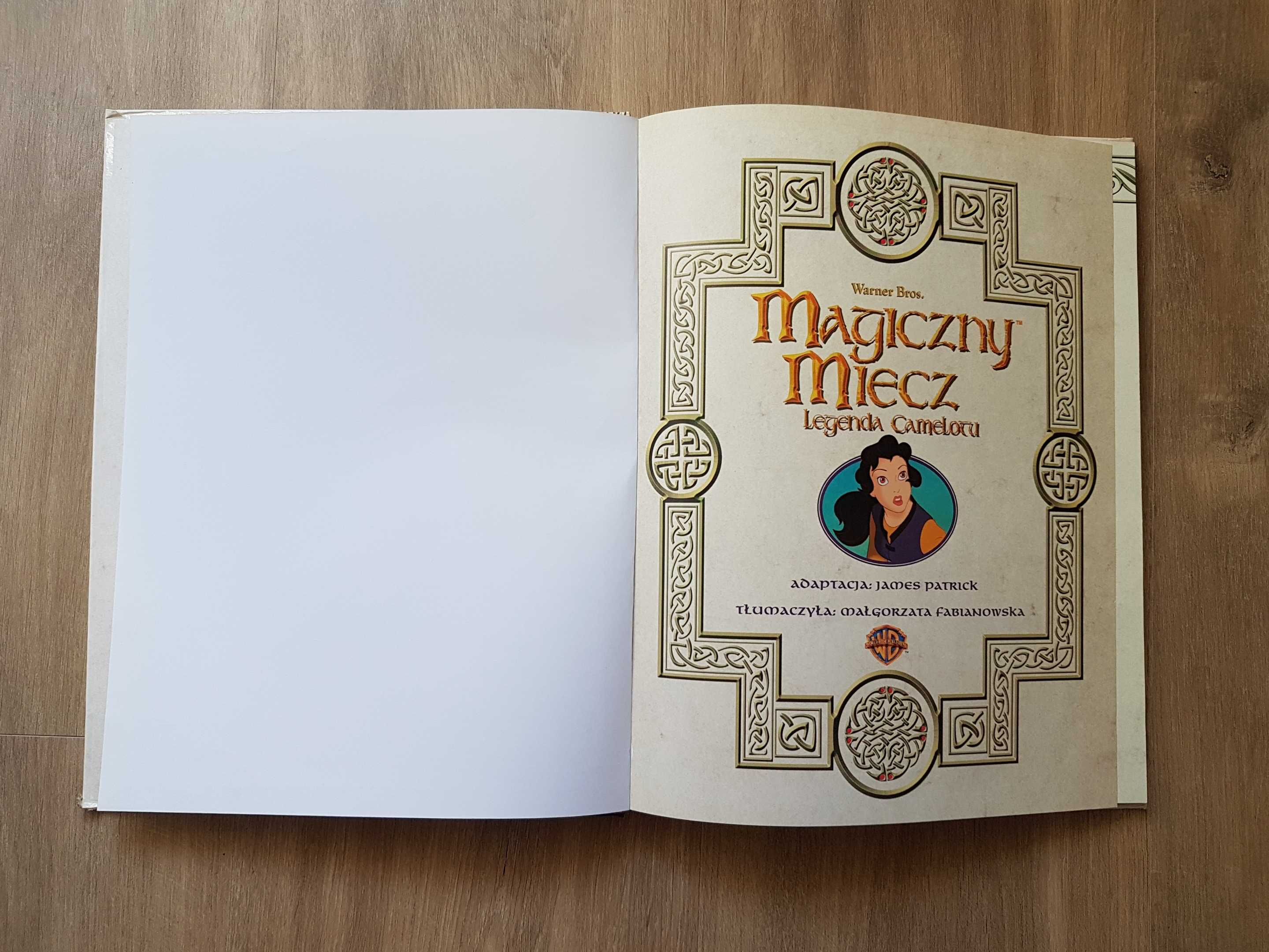 Magiczny Miecz Legenda Camelotu James Patrick Egmont Polska 1998 rok