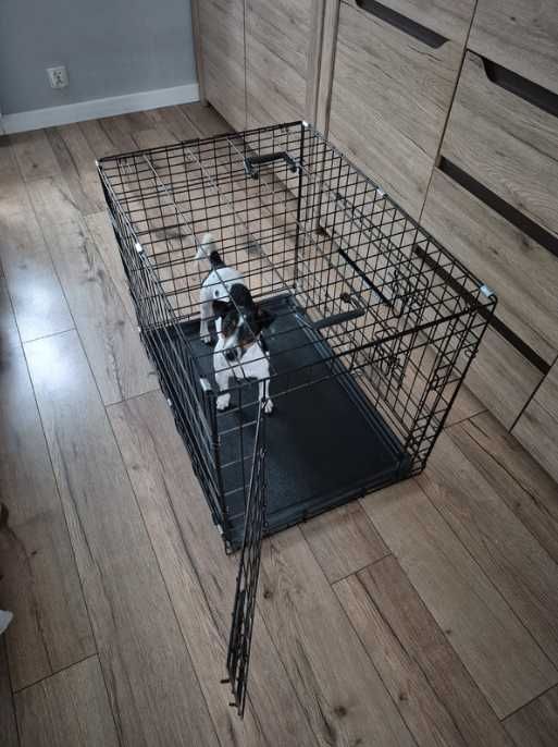 Klatka dla PSA metalowy kojec kennel PREMIUM transporter dla zwierząt