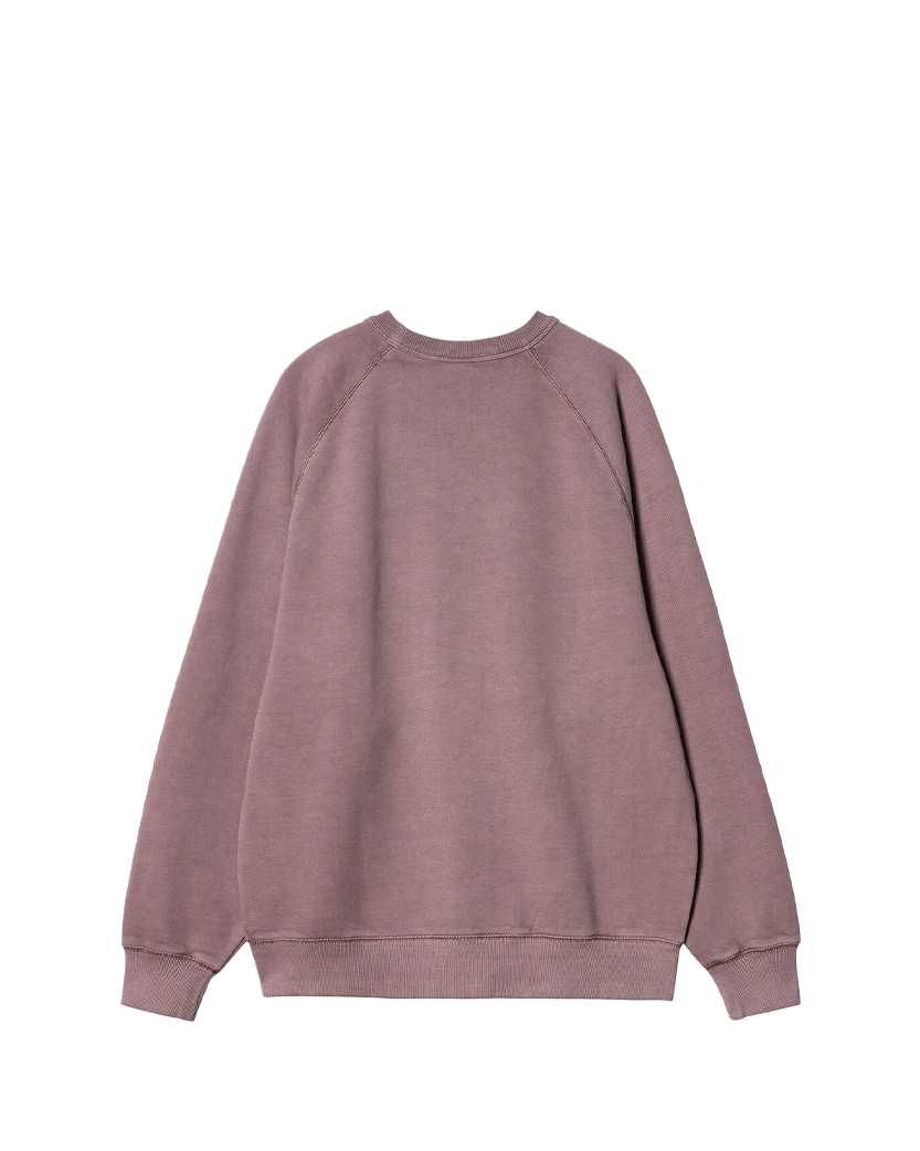 Світшот Carhartt WIP Taos Sweat Garment Dyed Daphne