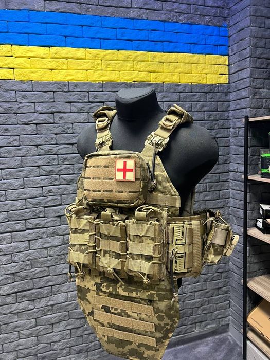 НОВИНКА Турецька плитоноска-розгрузка SWORD на 4 точки / плитоноска