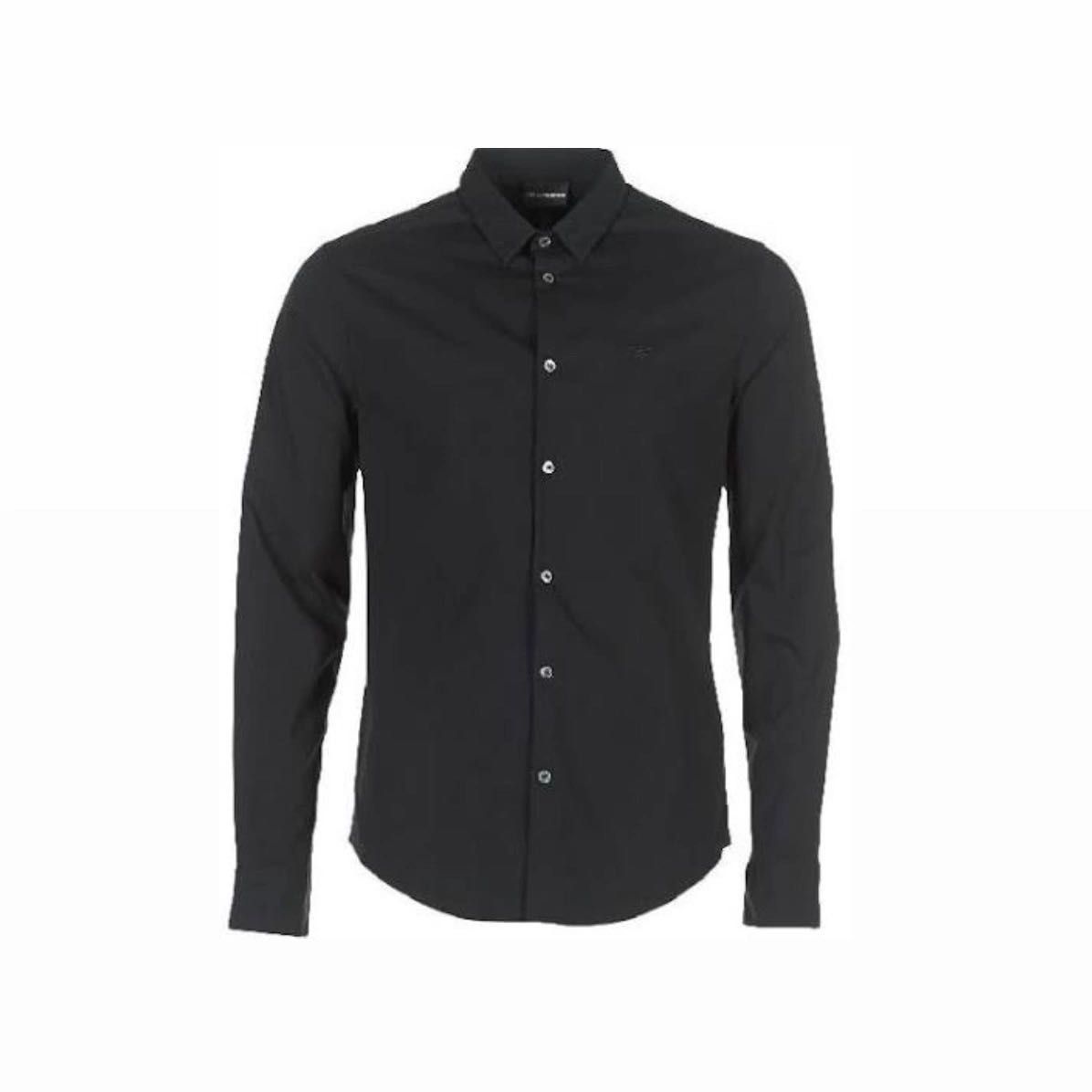Emporio Armani тёмно-синяя  рубашка L