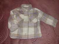 Рубашка клетку пальто на дівчинку розмір 86 RESERVED