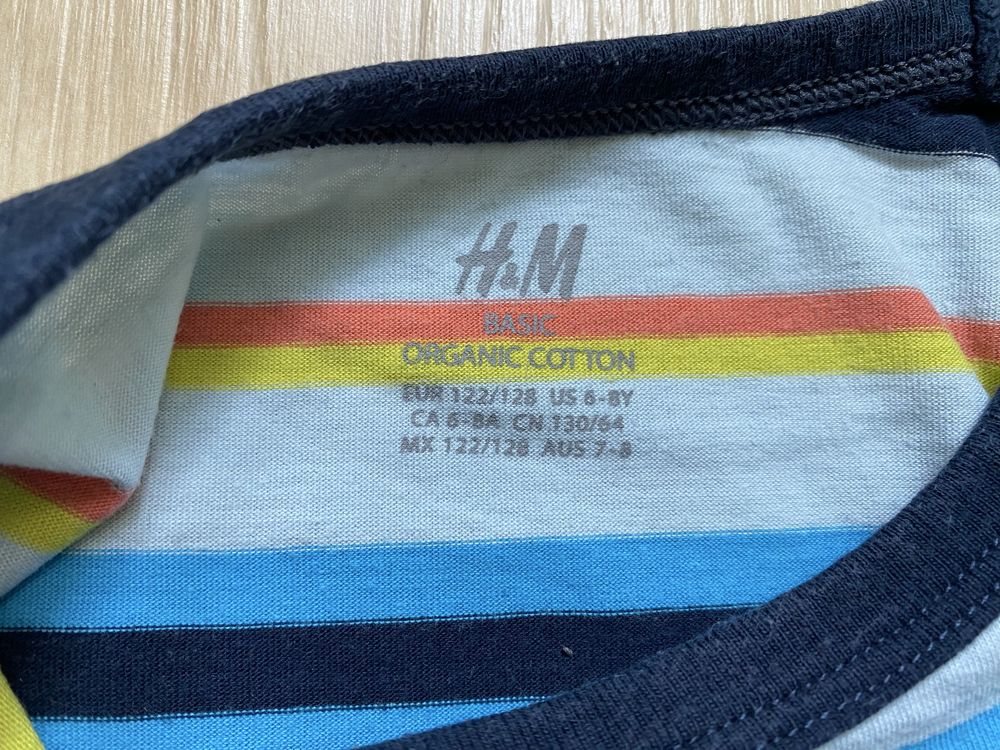 Koszulki T-shirt 122/128 4 szt. Coccodrillo H&M C&A