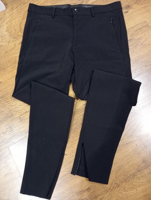 Czarne eleganckie damskie spodnie ZARA r.38. W.S.Z