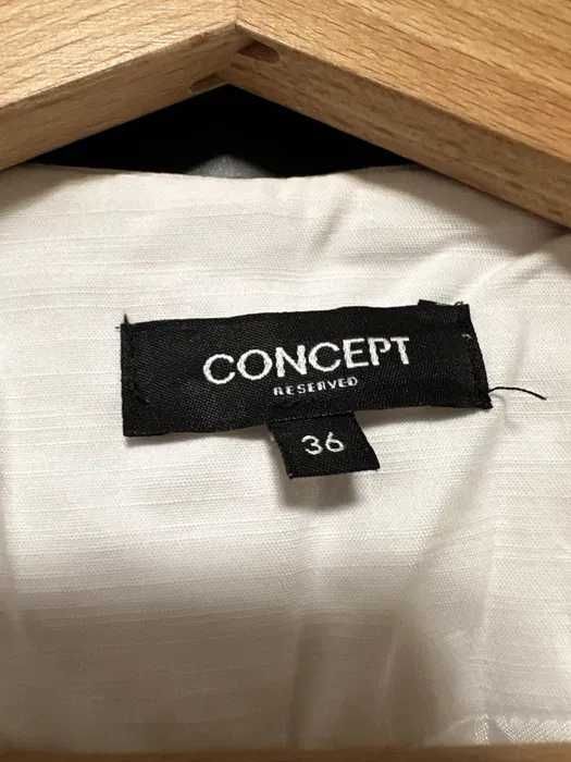 Biała marynarka żakiet Concept Reserved S