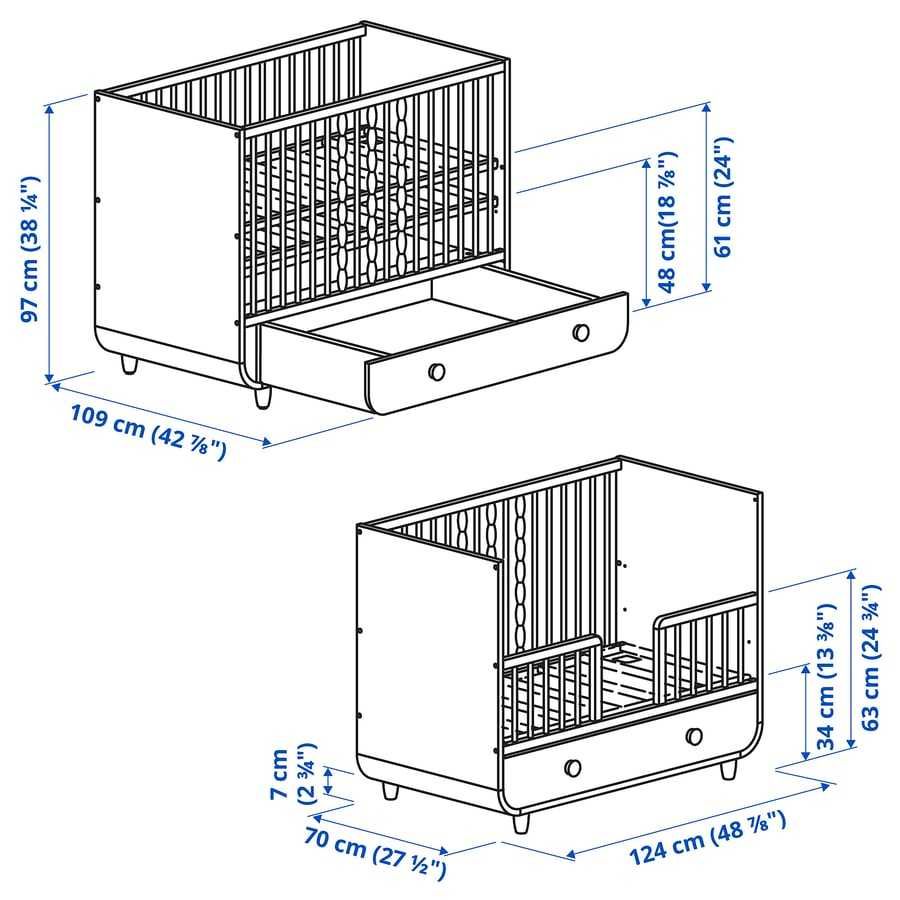 Sprzedam łóżeczko IKEA MYLLRA