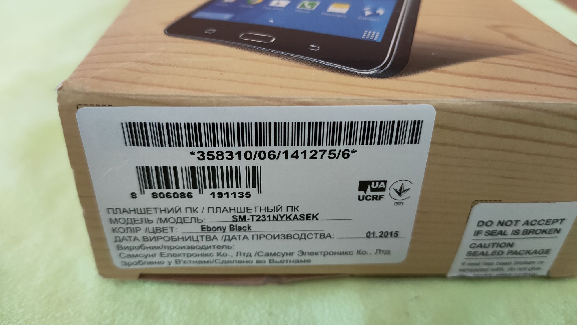 Планшет Samsung Tab4"7+SIM слот