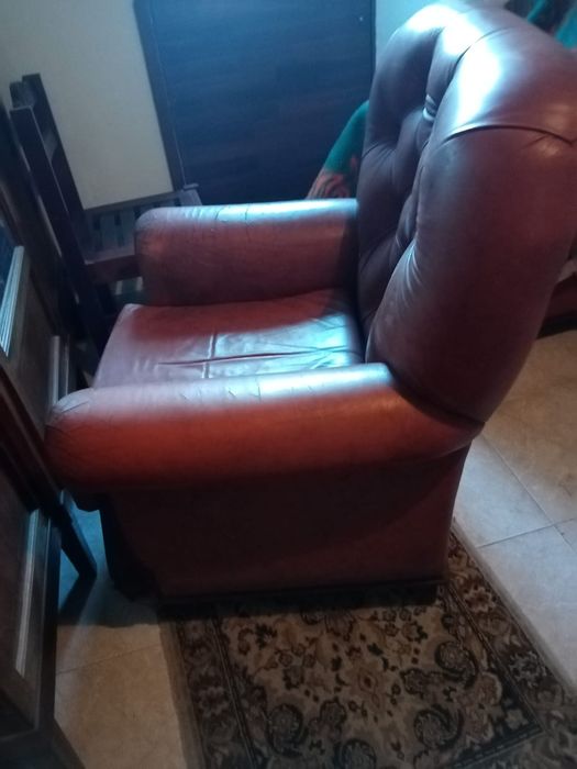 Terno de sofás usado