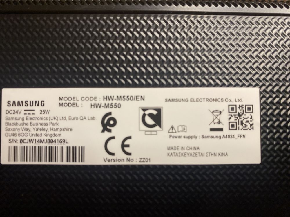 Soundbar i subwoofer