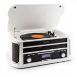 Gramofon Retro Wieża Radio DAB PILOT USB CD BT AUX KASETA Auna