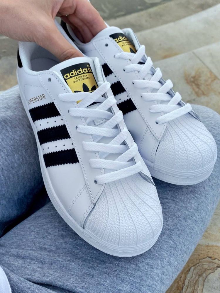 Кросівки Adidas Superstar Black/White | адідас суперстар