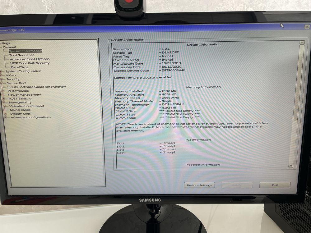 Сервер Dell PowerEdge T40