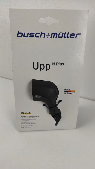 Busch & Müller Lumotec UPP N Plus 30 Lux – lampka przednia do roweru,