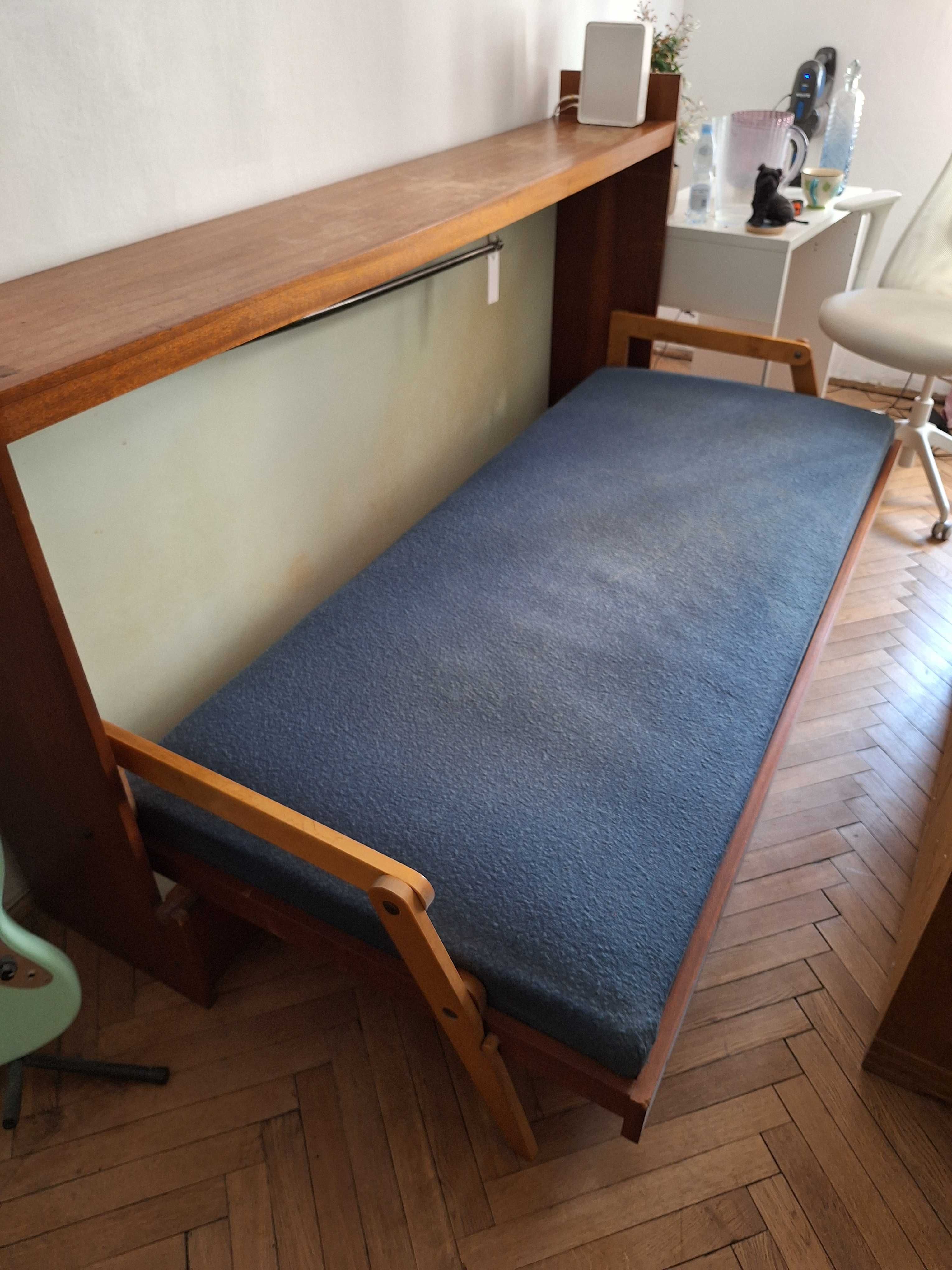 Półkotapczan PRL 1969 r. (oryginalna etykieta!) tapczan sofa