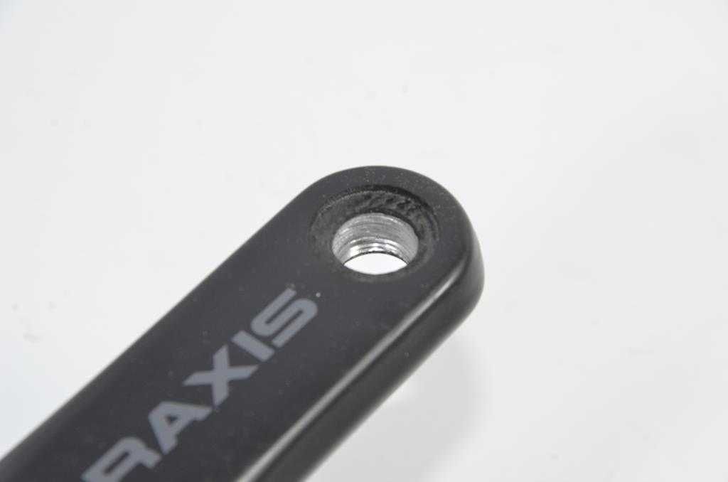 Lewe ramie korby PRAXIS Works eCrank Spezialized Carbon 165 uszkodzona