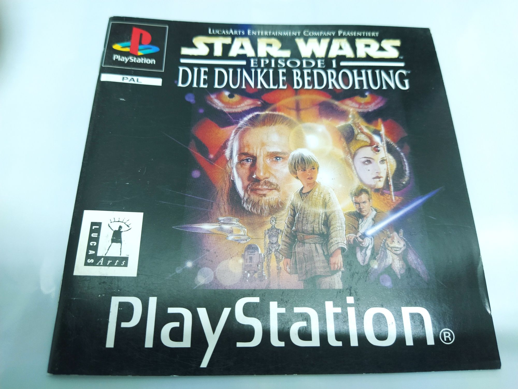 Ps1 psx one PlayStation INSTRUKCJA Star Wars Episode 1 niemiecka