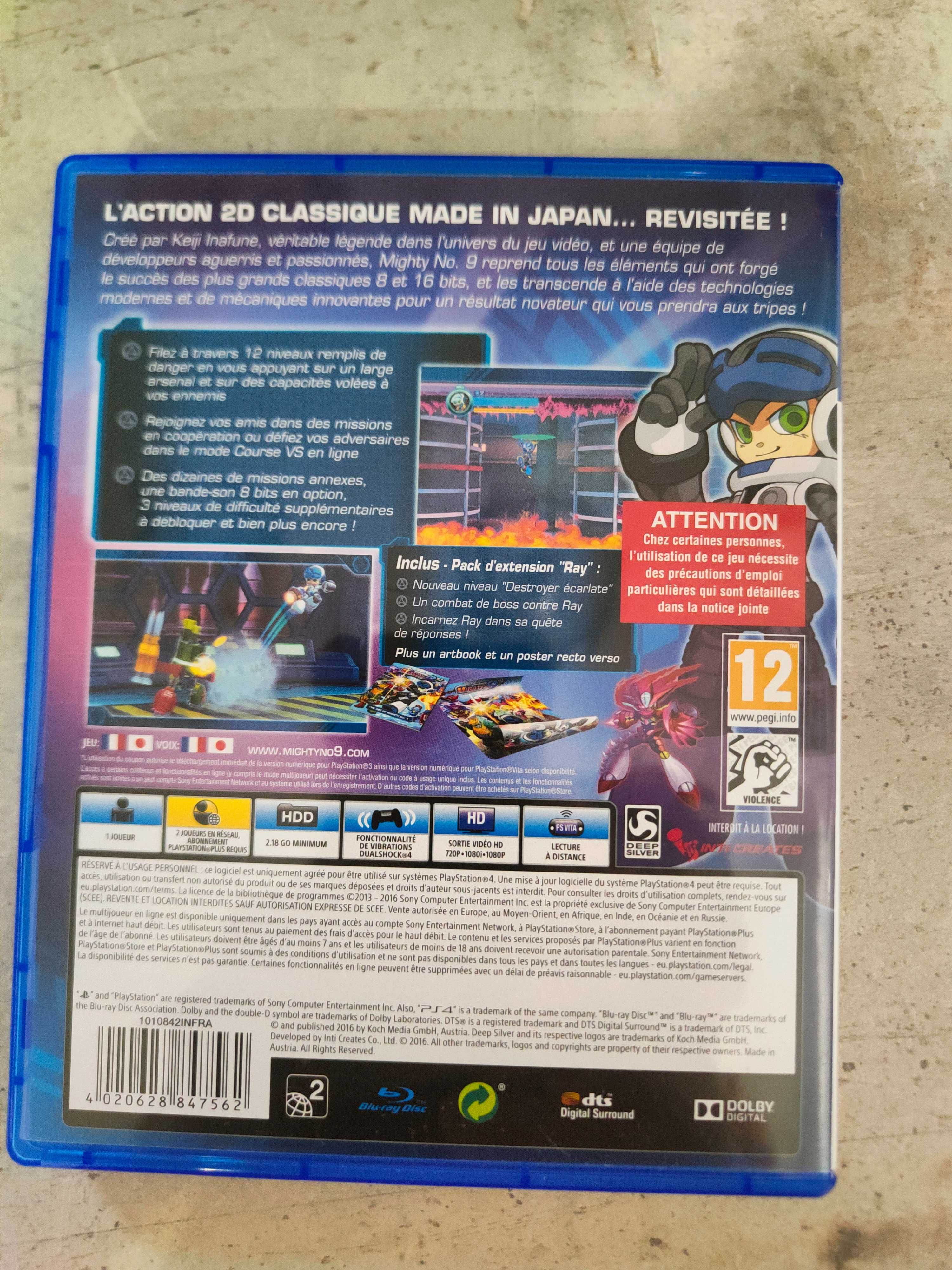 Mighty no.9 PlayStation 4 Ps4