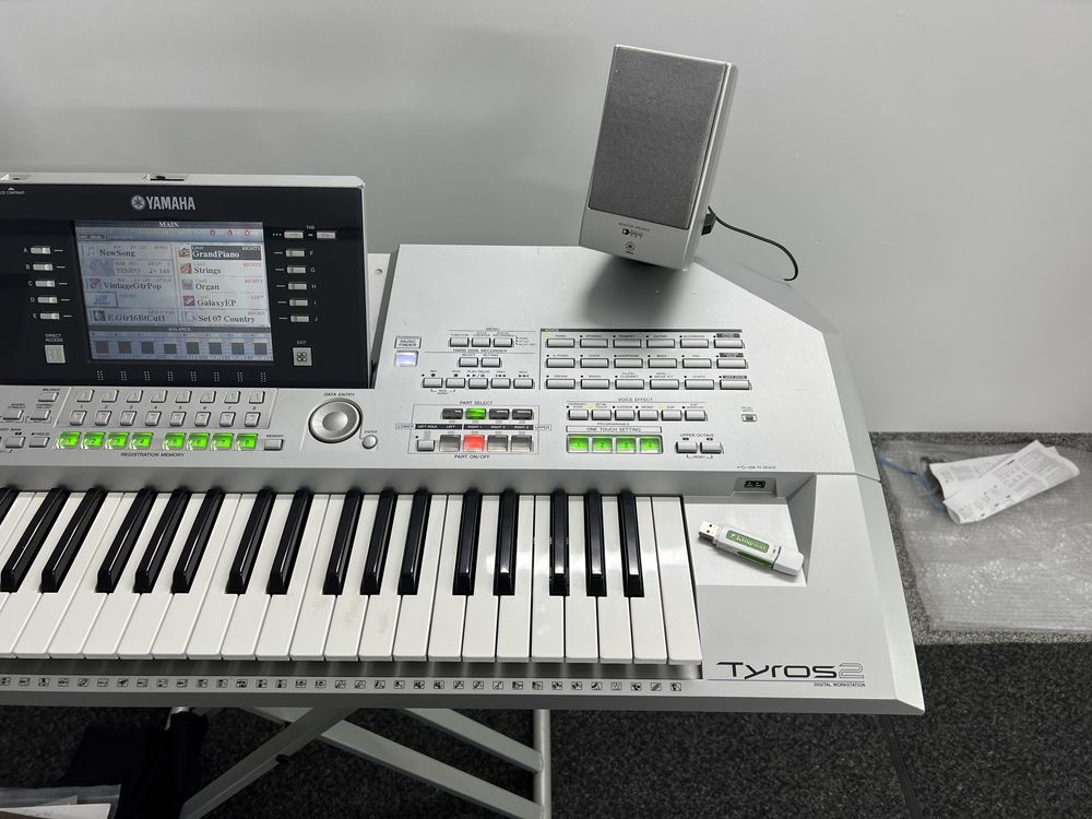 Yamaha tyros 2 z super edition Platinium  mega zestaw