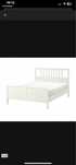 Lozko malzenskie hemnes ikea 180x200 + materac