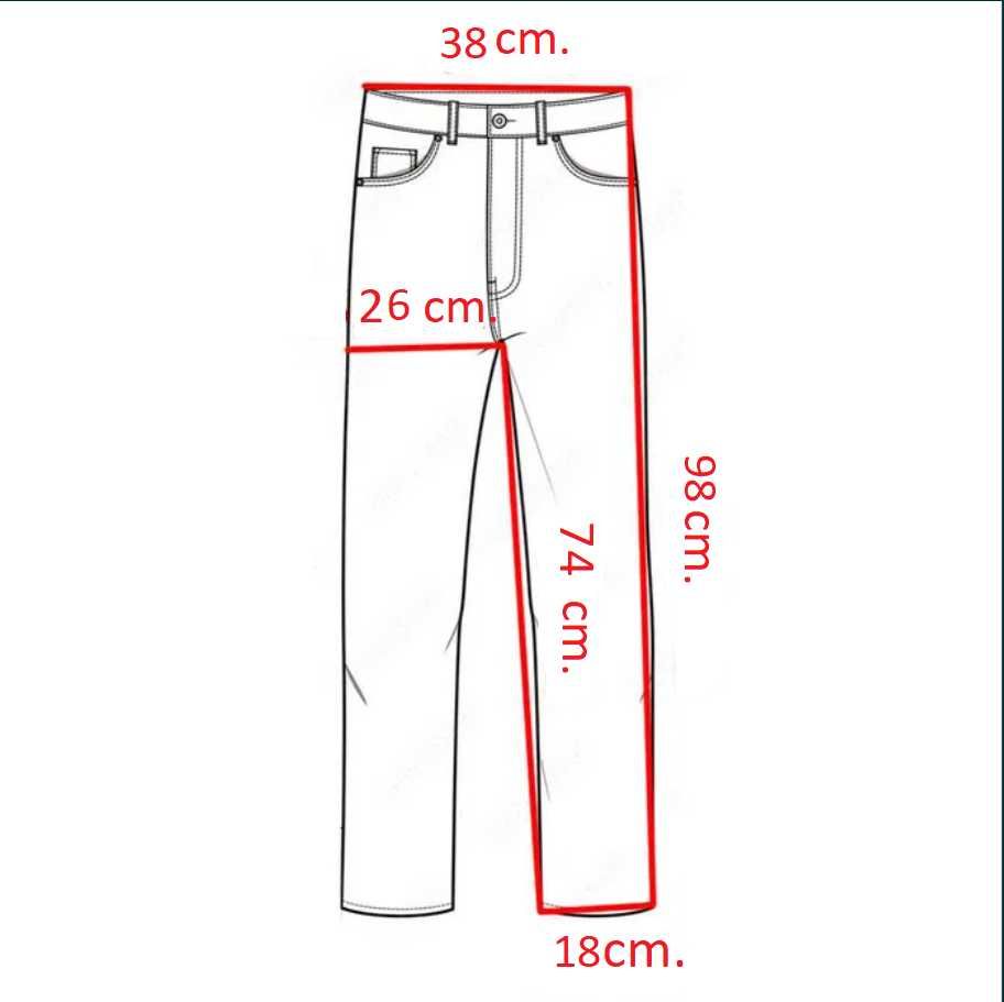 Kultowe Jeansy„Levi’s Strauss & Co”„470 Straight” Uniwersalne Oryginal
