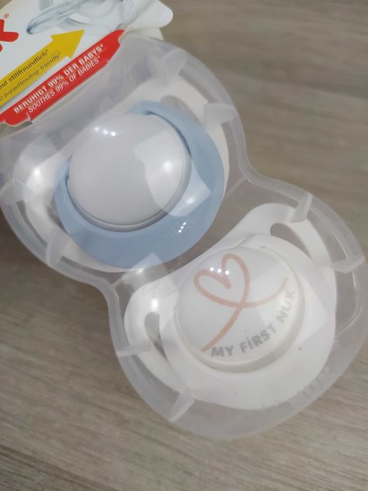 NUK Star Baby smoczek silikonowy 0–6m 2 sztuki ortodontyczny