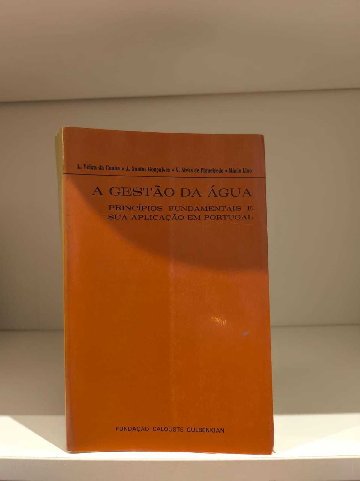 Livro "A Gestão da Água" de L. Veiga da Cunha