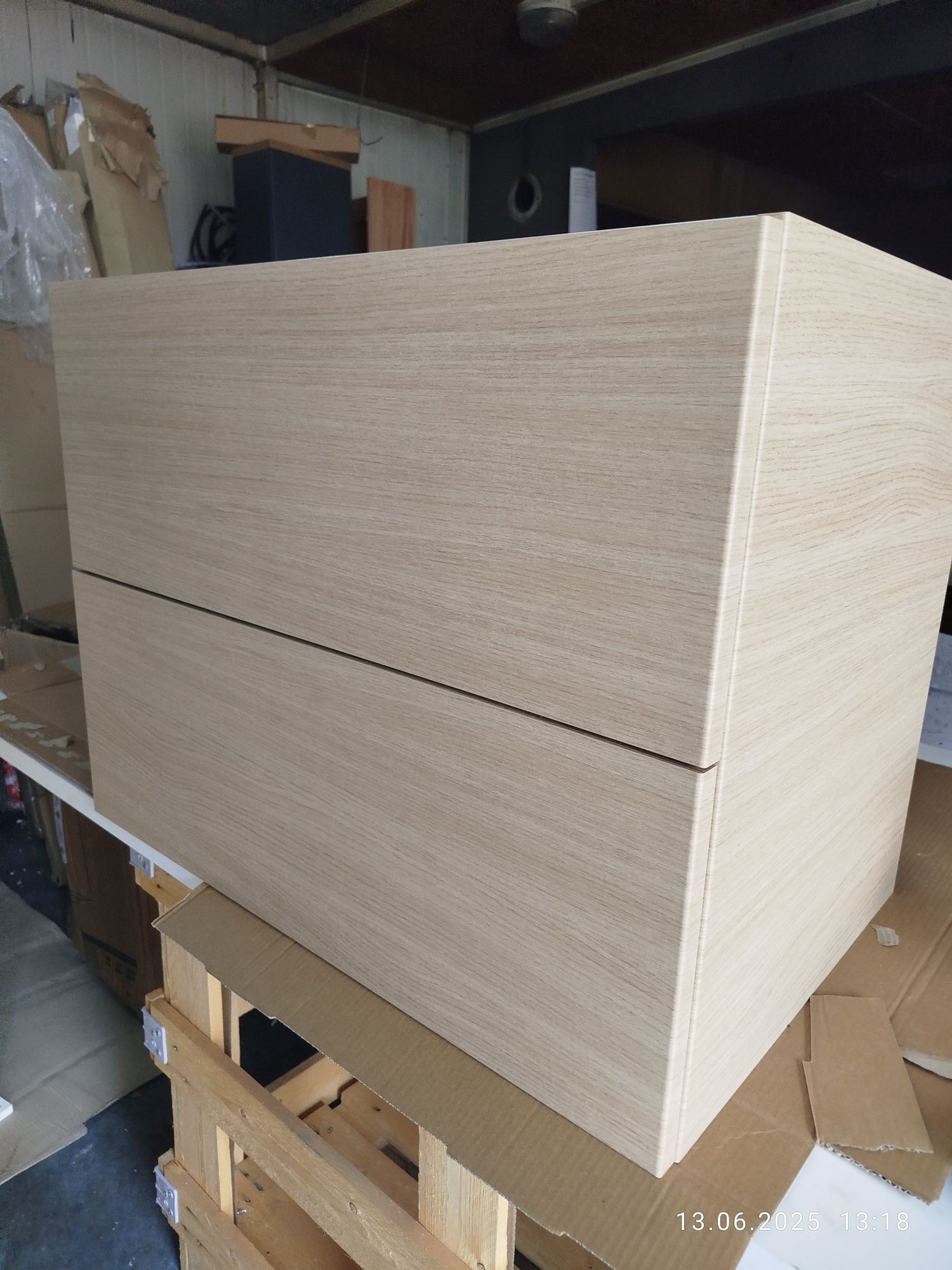 Szafka pod umywalkę 75 cm jasny dąb szafka łazienkowa