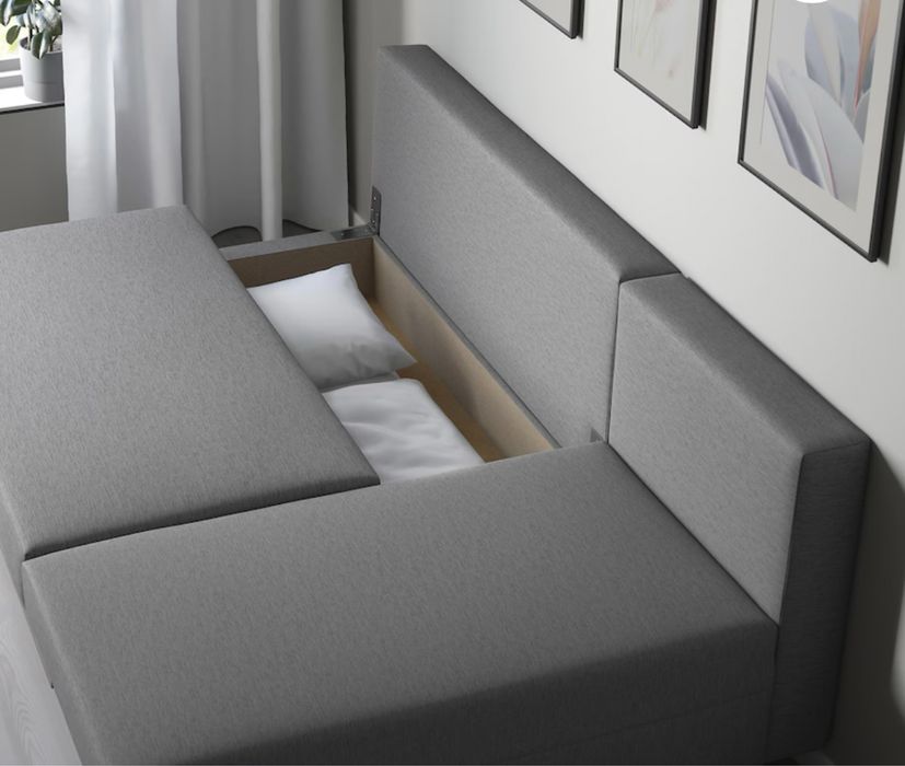 Sofá-cama 3lg c/chaise lounge ÄLVDALEN ikea
