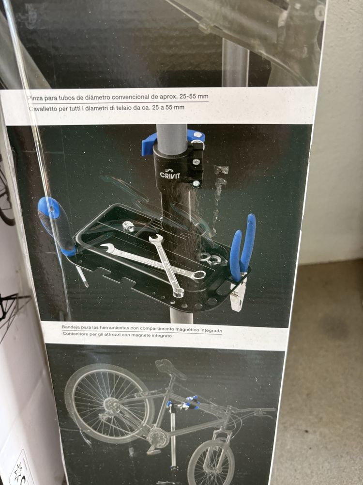 Suporte de manutençao de bicicletas