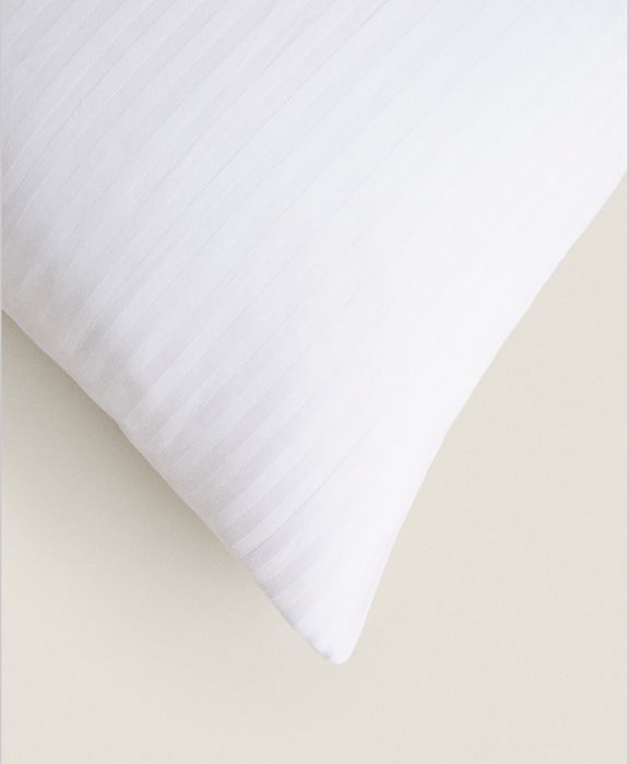 Protetor De Almofada Algodão Riscas Zara Home NOVO