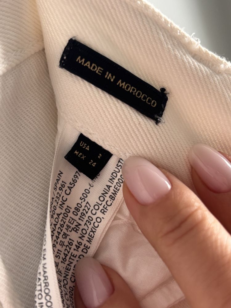 Massimo Dutti | Штани джинси брюки Wide Leg | XS–S | 100% бавовна