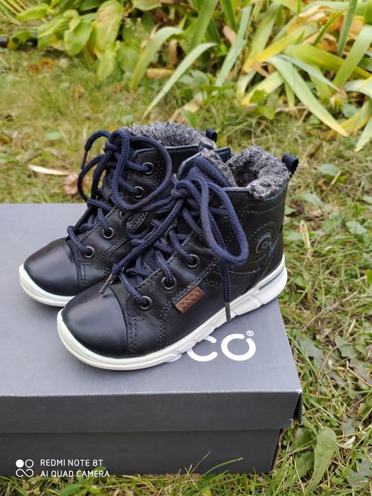 Ecco 24 ботинки на хлопчика зимові чоботи сапоги взуття ессо