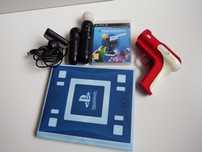 MEGA ZESTAW SONY PS3 MOVE gra Starter Disc + 2 x MOVE + GUN + kamerka