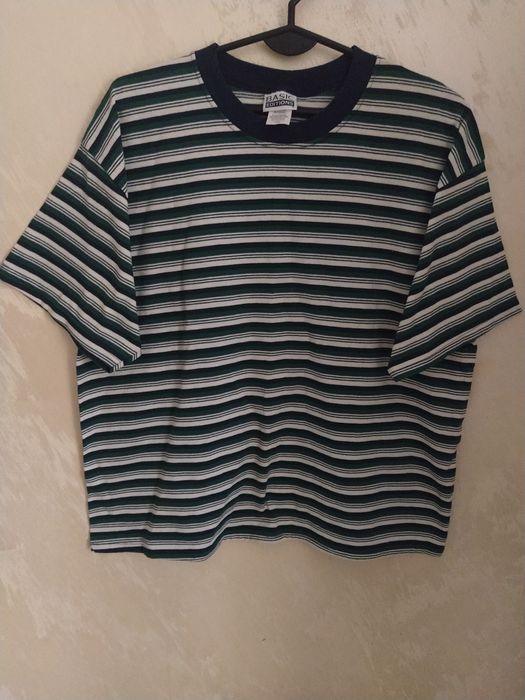 Koszulka Basic Editions Rozmiar M Kolor Czarno Zielony Nowa