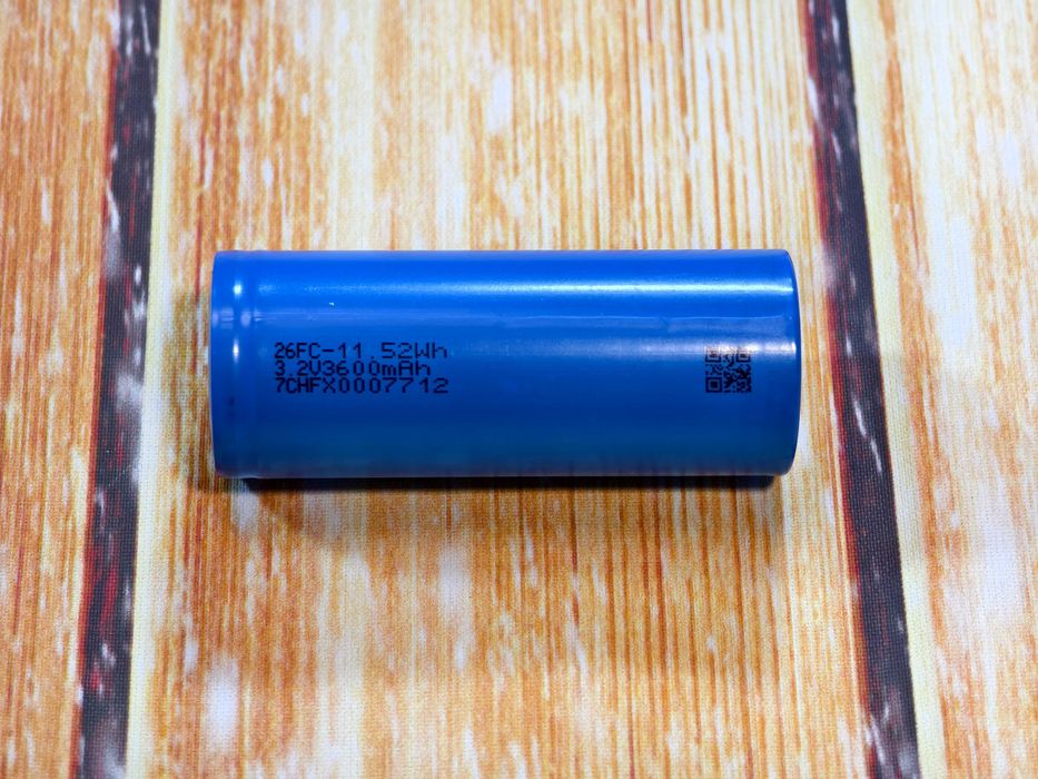 Акумулятори літій залізо-фосфатні LiFePO4 GNE 26650 3600 мА 10.2A