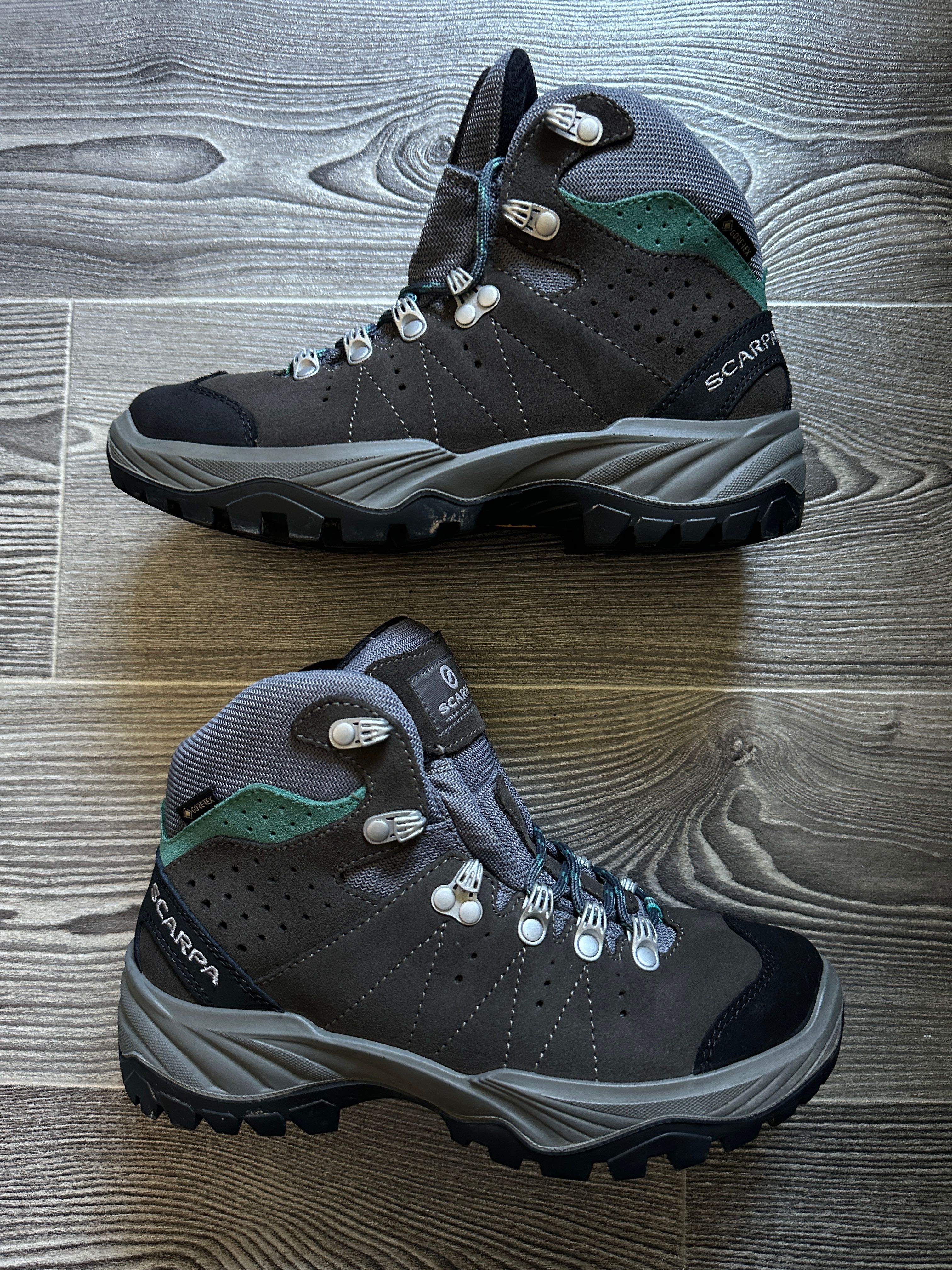 Женские трекинговые ботинки Scarpa Mistral GTX Smoke/Lagoon размер 37