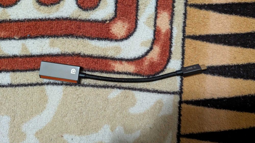 Адаптер USB-C - DisplayPort 2.1 від CableTime. Майже новий!