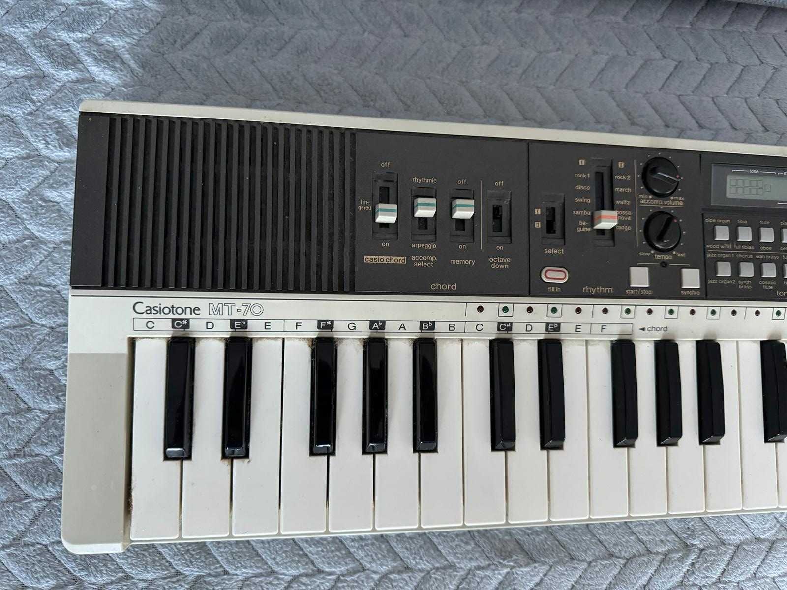 Vintage Keyboard Casio Casiotone MT-70 TOP Unikat 1982