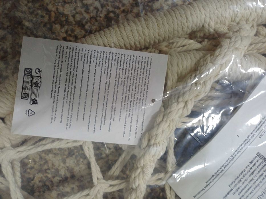 Cadeira baloiço rede D 81cm