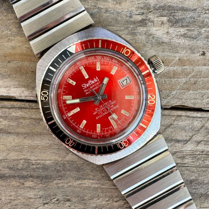 Sheffield Allsport Automatic -  koperta, mechanizm rezerwacja