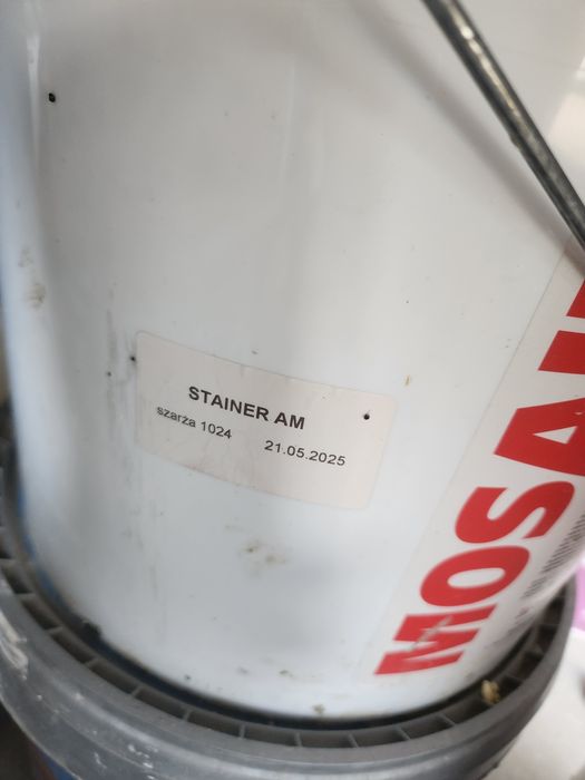 Tynk mozaikowy Stainer AM 3×15 kg czarny – nowy, data 05.2025